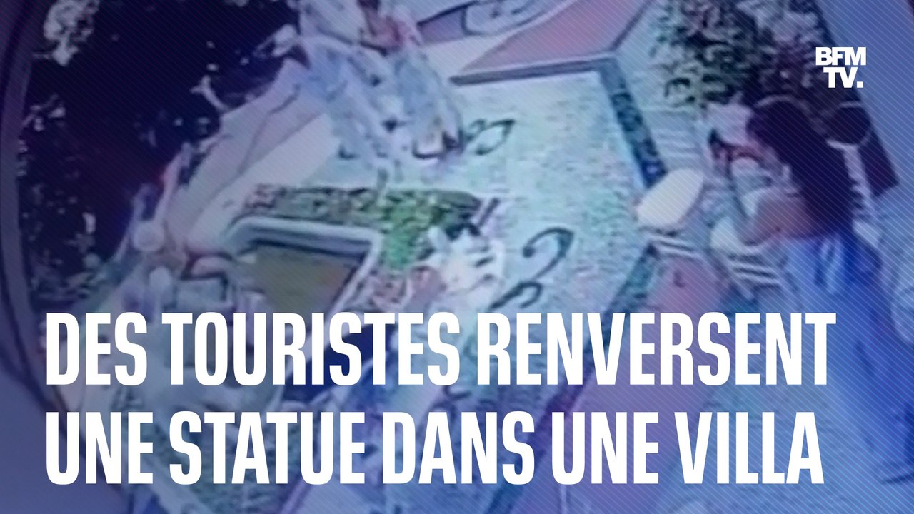 Des touristes allemands renversent une statue vieille de 150 ans dans une villa en Italie
