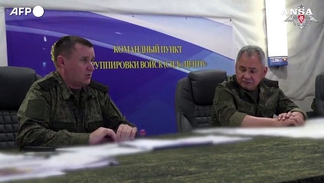 Ucraina, Shoigu visita i soldati russi sul fronte