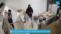 A punta de pistola, asaltaron otra panadería en La Plata