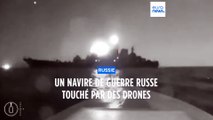 Attaque de drones ukrainiens contre une base navale russe en mer Noire