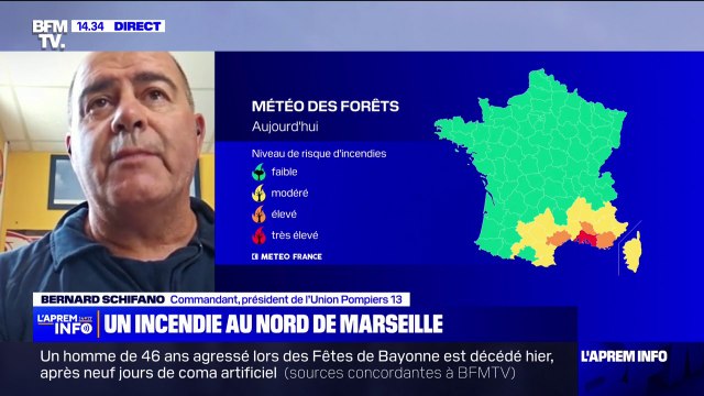 Le principal responsable des feux forêts est l'être humain : Bernard Schifano, président de l'Union Pompiers des Bouches-du-Rhône, appelle à la vigilance de tous