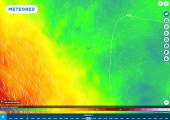 Paso de sistema frontal dejará rachas de viento intensas sobre Rapa Nui