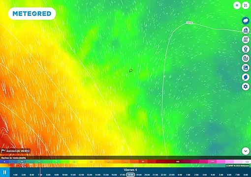Paso de sistema frontal dejará rachas de viento intensas sobre Rapa Nui