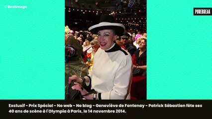 Mort de Geneviève de Fontenay : cette demande précise qu'elle avait faite pour ses obsèques