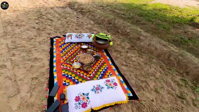 Desert Women Morning Routine Pakistan - Village Life Pakistan - Traditional Desert Village Food
