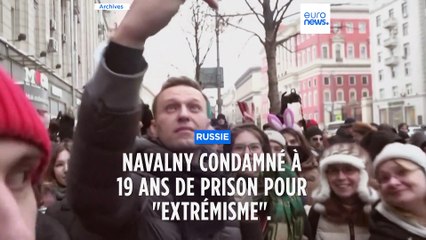 L'opposant russe Alexeï Navalny condamné à 19 ans de prison pour "extrémisme"