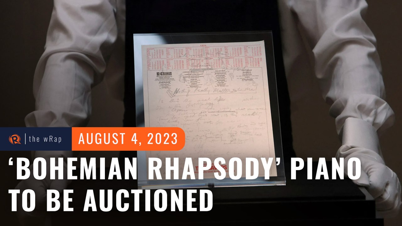 'Bohemian Rhapsody' piano, Freddie Mercury belongings to be auctioned