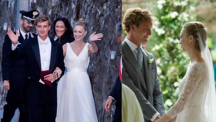 Download Video: Mariage luxueux de Beatrice et Pierre Casiraghi: des noces de rêve à l'italienne au Château Borromeo