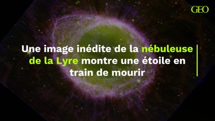 Une image inédite de la nébuleuse de la Lyre montre une étoile en train de mourir