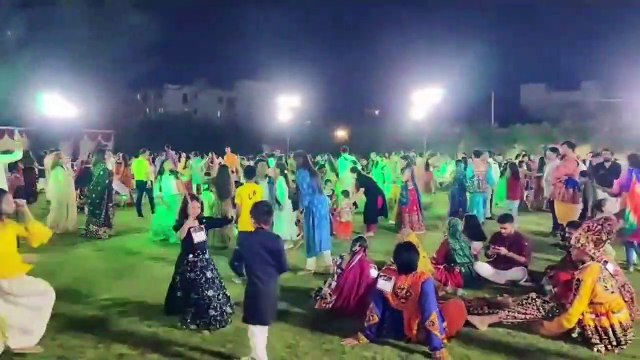 Dandiya RAAS at Srinivas Garden Hubli 2022 Navaratri festival special 2022 Dandiya Raas Hubli 2022