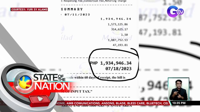 Bill sa tubig ng ilang mga taga-Imus, Cavite, umabot sa milyon | SONA