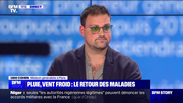Rhumes, angine, gastro: Le nombre de consultations a beaucoup augmenté ces derniers jours , affirme le médecin généraliste Ugo Cohen