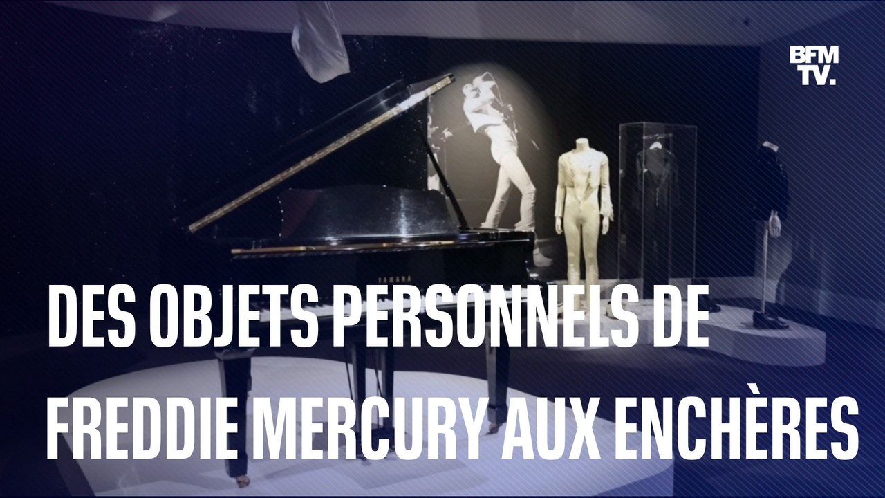 Le piano et plus d’un millier d’objets personnels de Freddie Mercury bientôt mis aux enchères