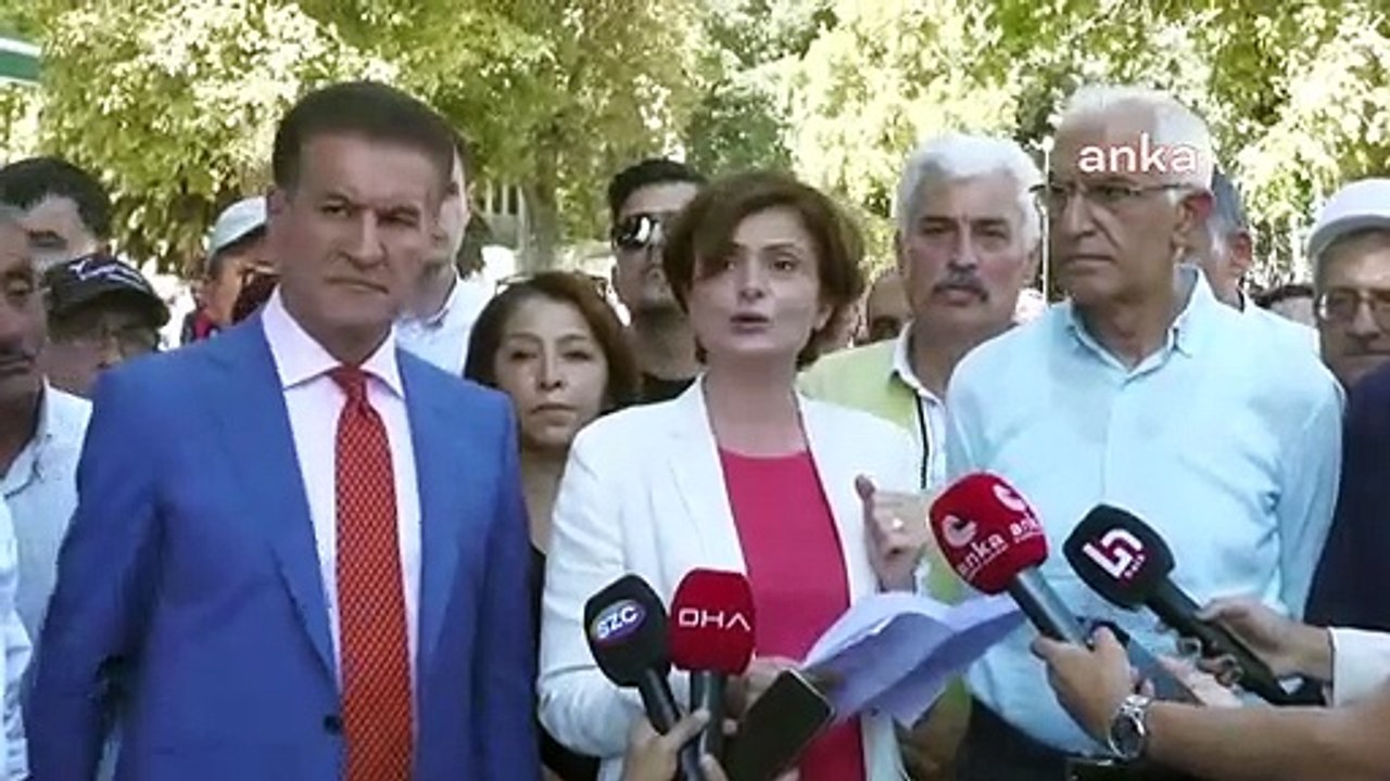 Kaftancıoğlu proteste contre le gouvernorat du district d'Eyüpsultan interdisant l'exposition itinérante ＂Une énorme exposition＂： ＂De fausses affiches lors des élections...