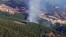 İzmir'de ormanlık alanda yangına müdahale başladı