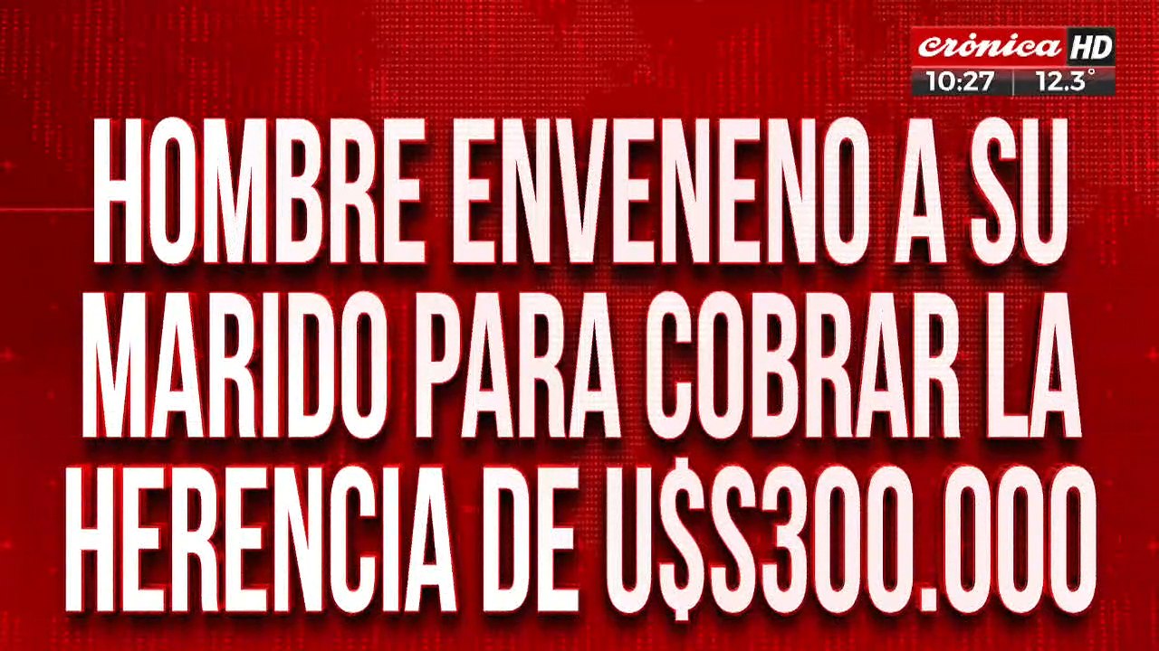 Un hombre es acusado de envenenar a su pareja para cobrar la herencia