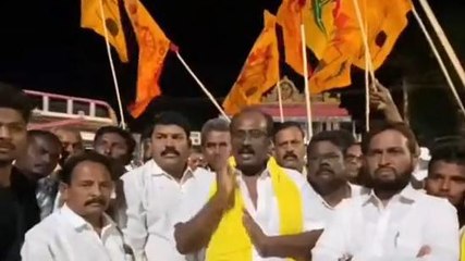 కర్నూలు జిల్లా: పెద్దిరెడ్డికి టీడీపీ నేతల వార్నింగ్