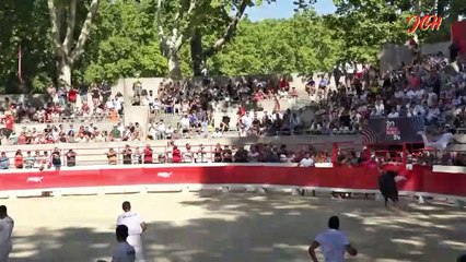 Joachim CADENAS le raset avec Prefet de la manade Cyr