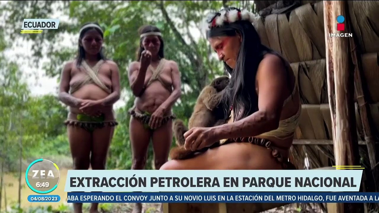 Indígenas huaorani, dispuestos a luchar para proteger el Parque Nacional Yasuní