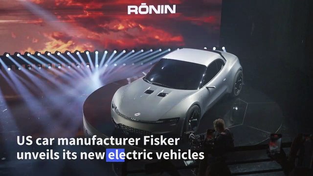 US car manufacturer Fisker unveils new electric vehicles