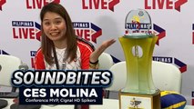 Cignal's Ces Molina is the conference MVP | Soundbites