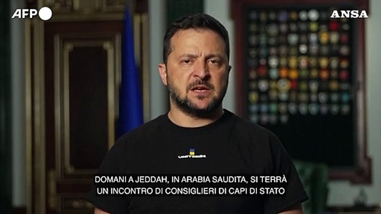 Ucraina, Zelensky: "I colloqui in Arabia Saudita importanti per riportare la pace"