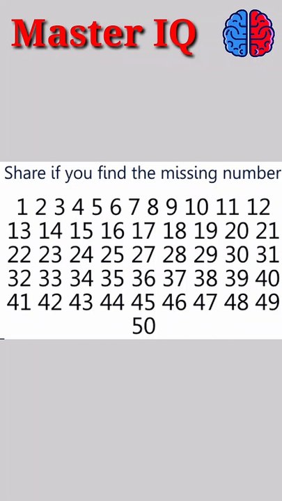 Find the Missing Number #shorts #viral #iqtest