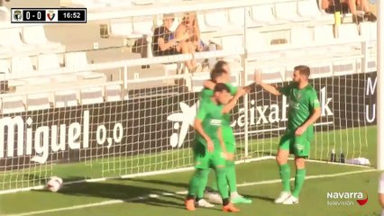 Aimar Oroz anota el 0-1 de Osasuna en Burgos