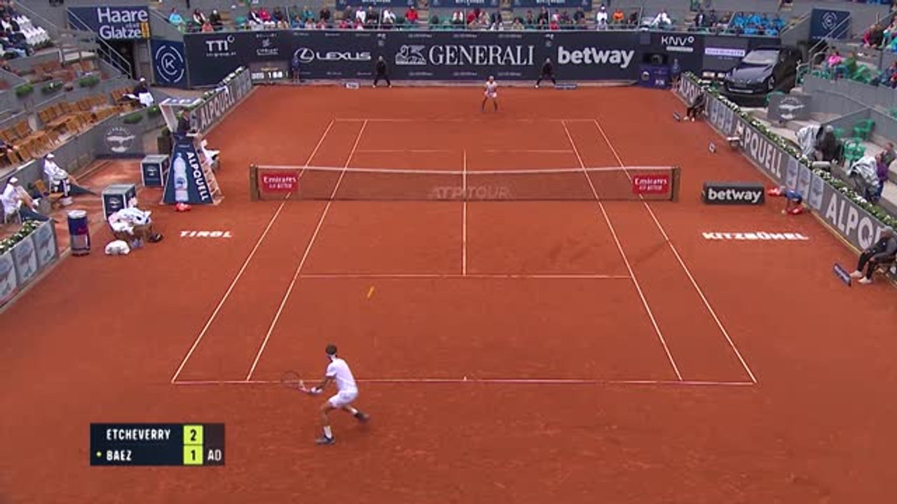 Highlights: Kitzbühel: Báez erster Finalist