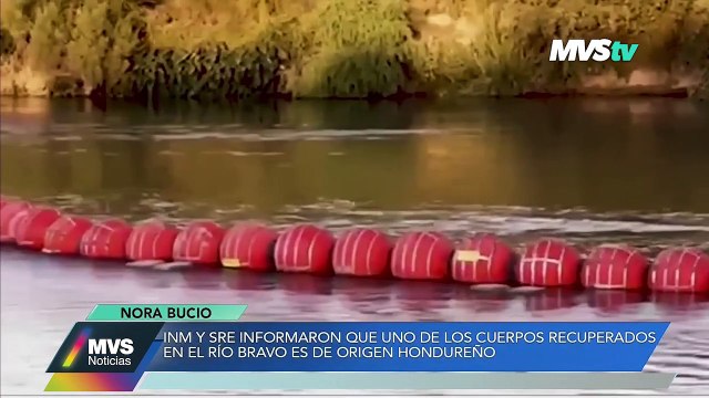 Cuerpos recuperados en las boyas del Río Bravo