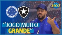 Cruzeiro x Botafogo: Hugão avalia gramado do Mineirão