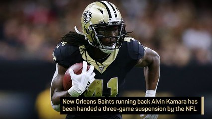 Breaking News - Alvin Kamara handed three-game suspension