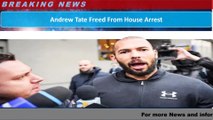 Andrew Tate Freed From House Arrest