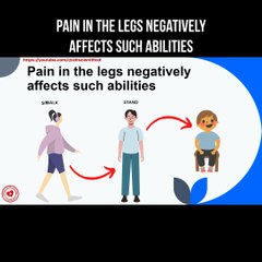 Pain in the legs negatively affects such abilities