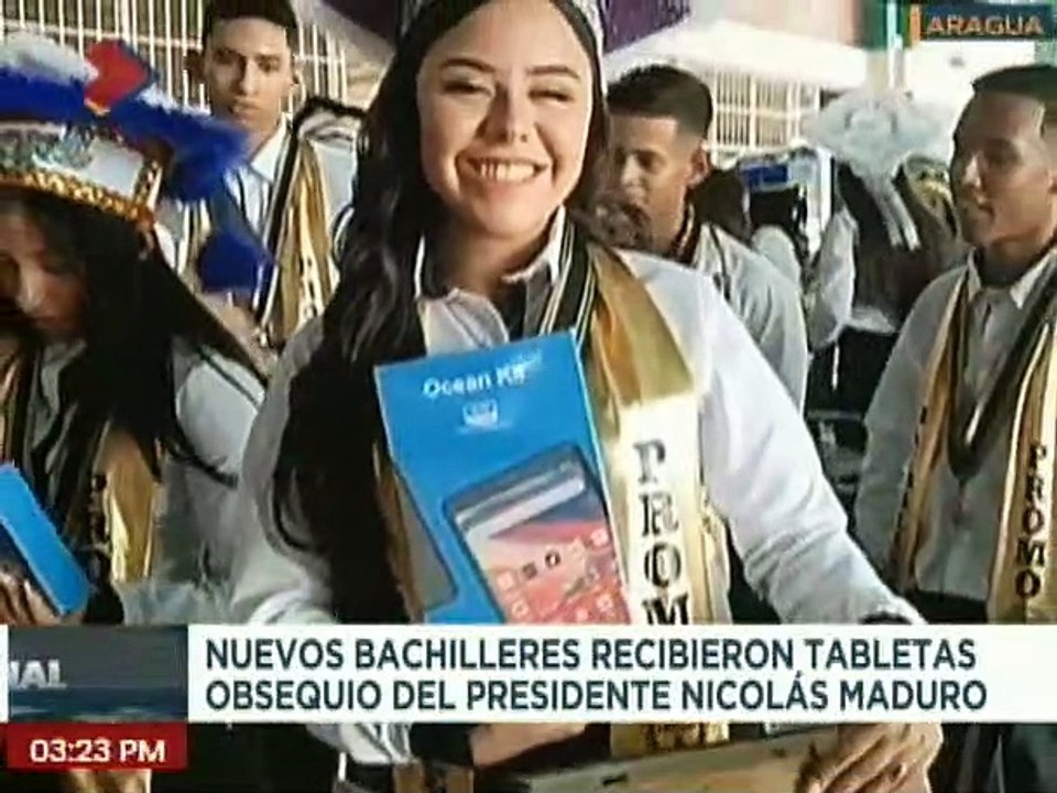 Aragua | Presidente Nicolás Maduro entrega tabletas a los nuevos bachilleres