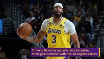 Breaking News - Anthony Davis signs record-breaking Lakers extension