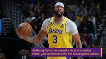 Breaking News - Anthony Davis signs record-breaking Lakers extension