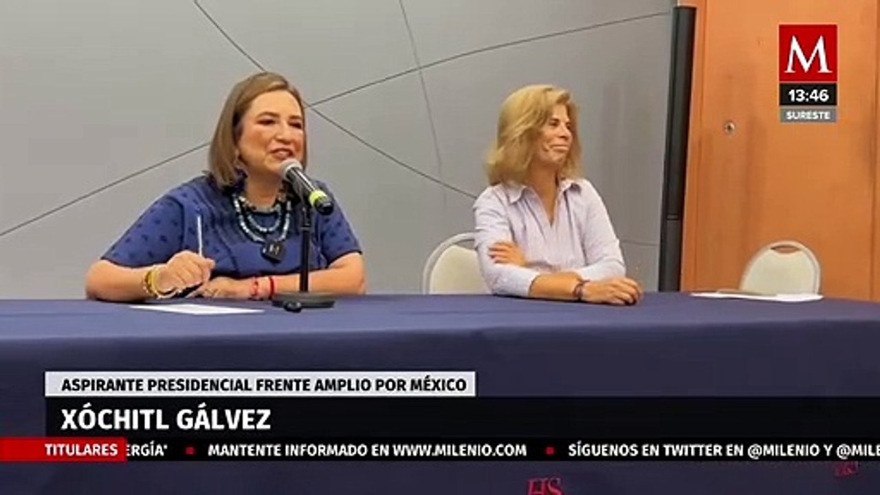 Xóchitl Gálvez responde a las declaraciones de AMLO: “Voy a ser una mujer que respete a las instituciones”