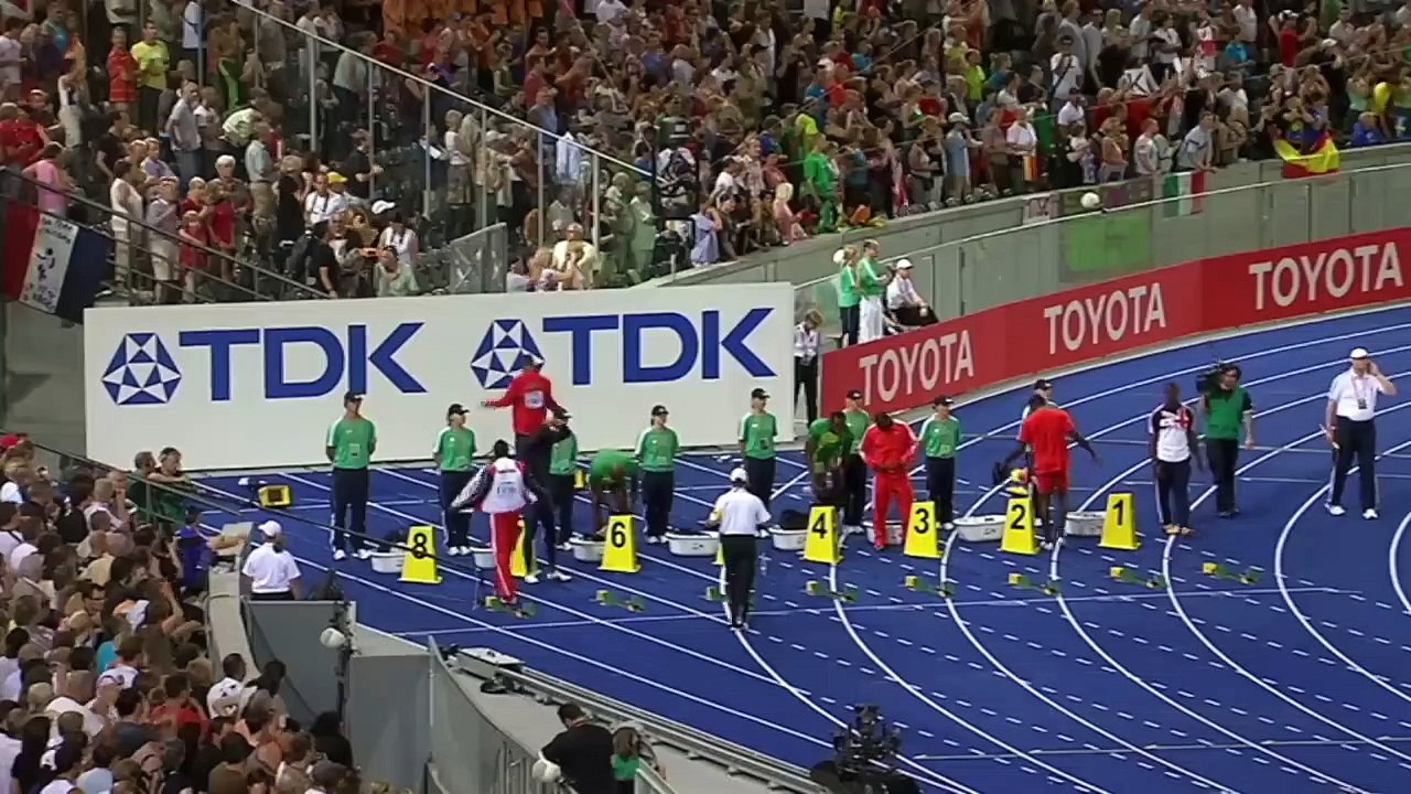Usain Bolt's 100m world record in Berlin World Athletics Championships ...