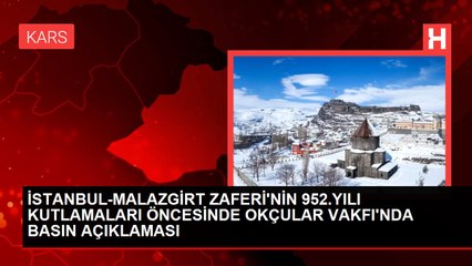 İSTANBUL-MALAZGİRT ZAFERİ'NİN 952.YILI KUTLAMALARI ÖNCESİNDE OKÇULAR VAKFI'NDA BASIN AÇIKLAMASI