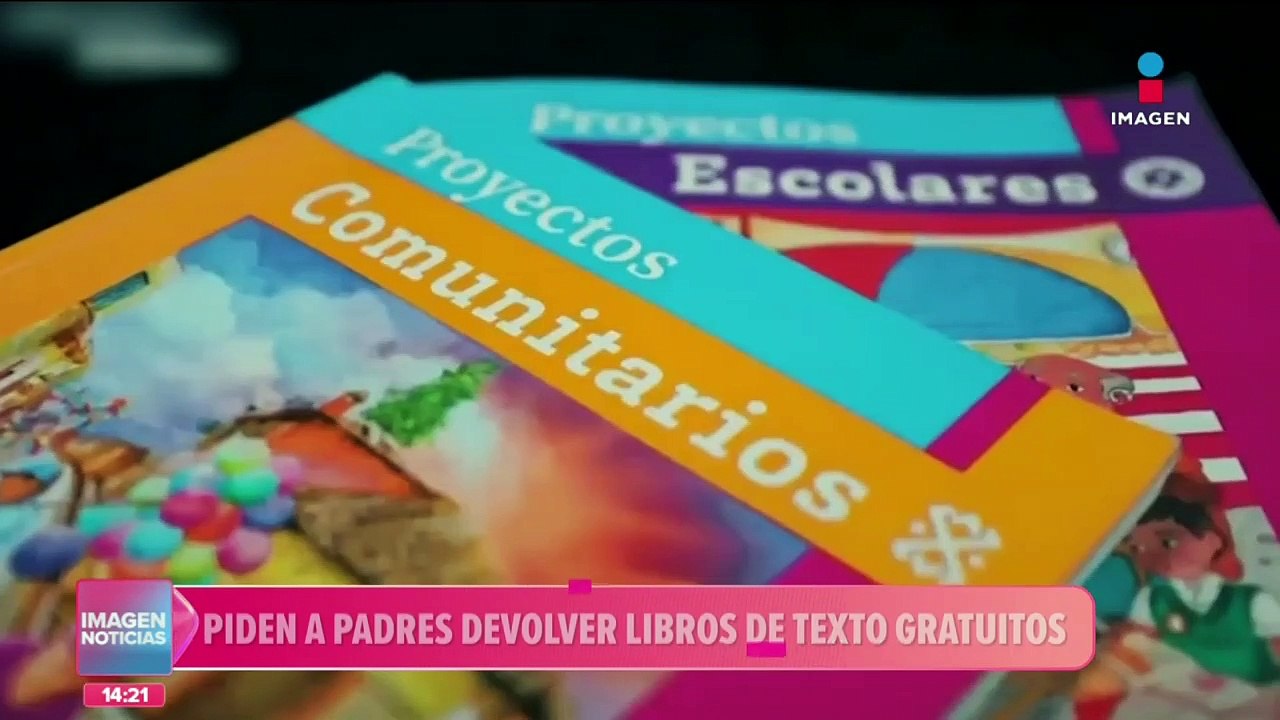 Piden devolver los nuevos libros de texto gratuitos