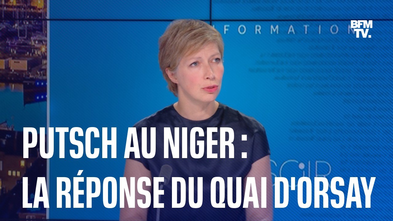 Putsch au Niger: Anne-Claire Legendre, porte-parole du Quai d'Orsay, s'exprime sur BFMTV