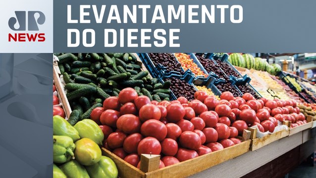 Preço da cesta básica cai em 13 capitais brasileiras