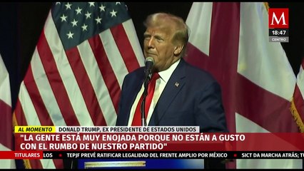 Trump ofrece conferencia de prensa por cargos en su contra; "están violando mis derechos" afirma