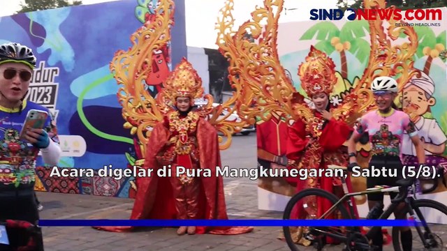 Begini Suasana saat Bacapres Partai Perindo Ganjar Pranowo Lepas Atlet Tour De Borobudur