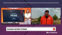 Severe storms pelt the Plains with hail