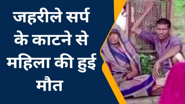 चित्रकूट: जहरीले सर्प के काटने से महिला की हुई मौत, मचा कोहराम