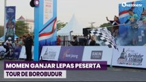 Didampingi Gibran, Bacapres Partai Perindo Ganjar Pranowo Lepas Atlet Tour De Borobudur