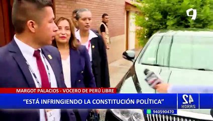 Viaje aprobado de Dina Boluarte a Brasil sería inconstitucional