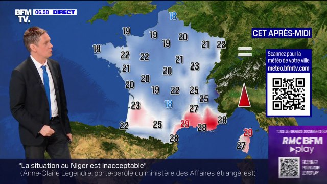 Vigilance orange pour vague submersion en Bretagne et des températures comprises entre 18°C et 29°C... La météo de ce samedi 5 août